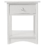 Broadway Bedside Cabinet, White