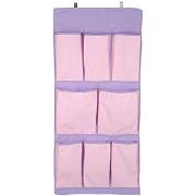 Hanging Organizer, Canvas, Pink/Lilac