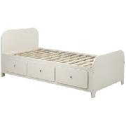 John Lewis Alaska Bed, White, Single