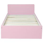 John Lewis Box Bed, Pink, Single