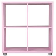 John Lewis Box Four Cube Unit, Pink