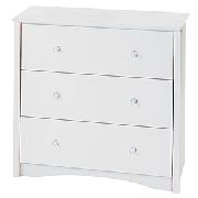 New Broadway 3 Drawer Chest, White