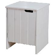 Pembroke Bedside Table, White