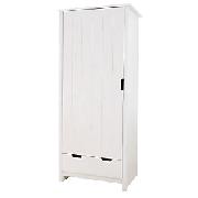 Pembroke Single Wardrobe, White