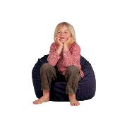 Blue Corduroy Bean Bag