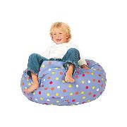 Blue Spotty Bean Bag