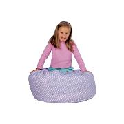 Lilac Spotty Bean Bag