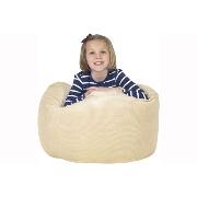 Neutral Corduroy Bean Bag