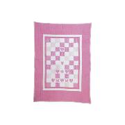Pink Applique Bedspread
