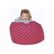 Red Spotty Bean Bag