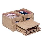 Set of 4 Jute Baskets