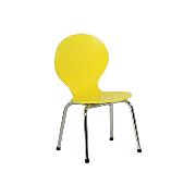Yellow Kidney Chair