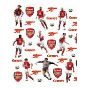 Arsenal Fc Legends Stikarounds Wall Stickers 48 Pieces - Great Low Price