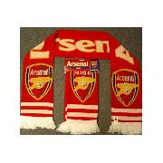 Arsenal Fc Scarf 'Crest' Design