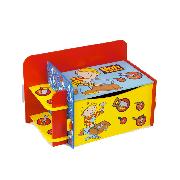 Bob the Builder Project Build It Wooden Toy Box - Storage Solution