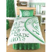Celtic Fc Duvet Cover and Pillowcase 'Bhoys' Design Bedding