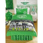 Celtic Fc Duvet Cover and Pillowcase 'The Huddle' Design Bedding
