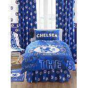 Chelsea Fc Curtains 'Crest' Design