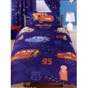 Disney Cars Duvet Cover and Pillowcase 'Racing Track' Design Bedding