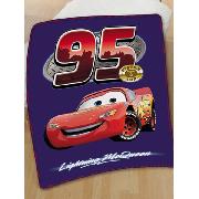 Disney Cars Fleece Blanket Ligthning Mcqueen Design