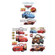 Disney Pixar Cars Wall Stickers 36 Piece Quick Stiks