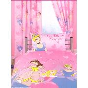 Disney Princess Curtains 'Lets Be Princesses' Design