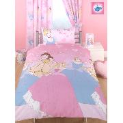 Disney Princess Duvet Cover and Pillowcase 'Lets Be Princess' Design