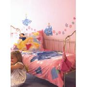 Disney Princess Wall Stickers Stikarounds 54 Pieces