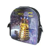 Doctor Who Dalek Black Backpack Rucksack Dr
