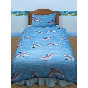 Dolphins Duvet Cover and Pillowcase Bedding