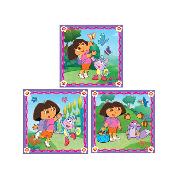 Dora the Explorer Art Squares 3 Large Pieces