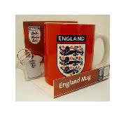 England Football Three Lions Crest Mug with Free Keyring