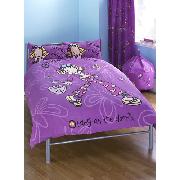 Groovy Chick Butterfly Double Duvet Cover and Pillowcase