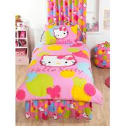 Hello Kitty Duvet Cover and Pillowcase Spot Design Bedding