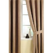 Luxury Faux Suede Curtains Caramel Design