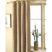 Luxury Faux Suede Curtains Natural Design