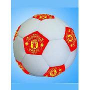 Manchester United Fc Football Shaped Cushion