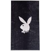 Playboy Classic Black Large Towel