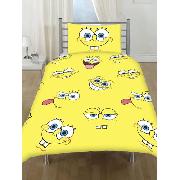 Spongebob Squarepants Duvet Cover and Pillowcase Expressions Bedding - Great Low Price