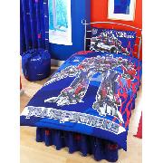 Transformers Duvet Cover and Pillowcase Reversible Kids Bedding