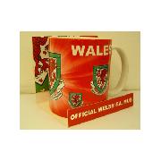 Welsh Football Dragon Crest Mug