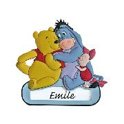 Winnie the Pooh Eeyore Piglet Door Name Plate