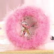 Secret Wings Fluffy Clock