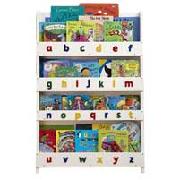 Tidy Books Children's Wooden Bookcase - White