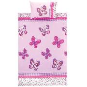 Floral Butterflies Duvet Cover Set