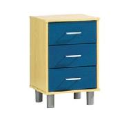 Miami 3-Drawer Bedside Cabinet