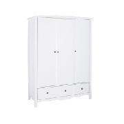 Princess Three-Door, Two-Drawer Wardrobe