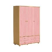 Rio 3-Door, 4-Drawer Wardrobe