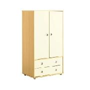 Scoop 2 Door, 2 Drawer Wardrobe