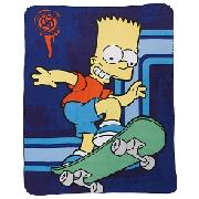 Simpsons - Bart Fleece Blanket